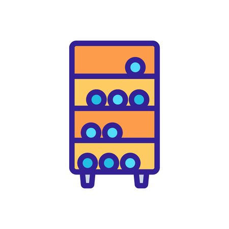 Champagne icon vector. Thin line sign. Isolated contour symbol illustrationのイラスト素材