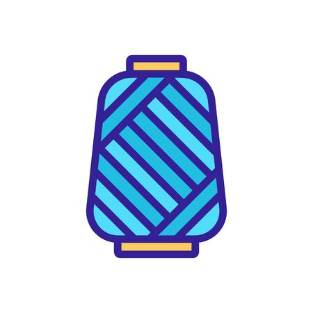 Knitting icon vector. Thin line sign. Isolated contour symbol illustrationのイラスト素材