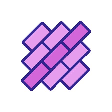 tiles icon vector. tiles sign. color isolated symbol illustrationのイラスト素材