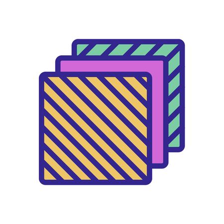 a different composition layers icon vector. a different composition layers sign. color isolated symbol illustrationのイラスト素材