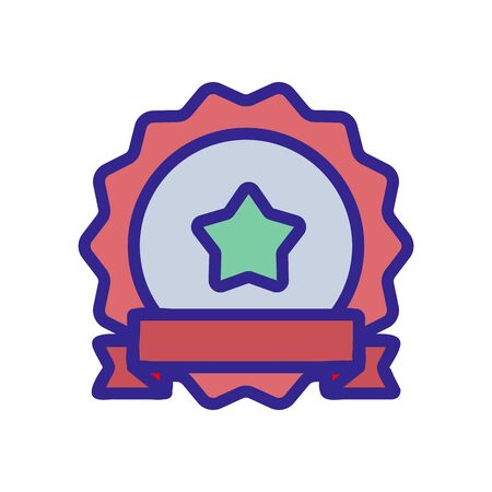 proven quality icon vector. proven quality sign. color isolated symbol illustrationのイラスト素材