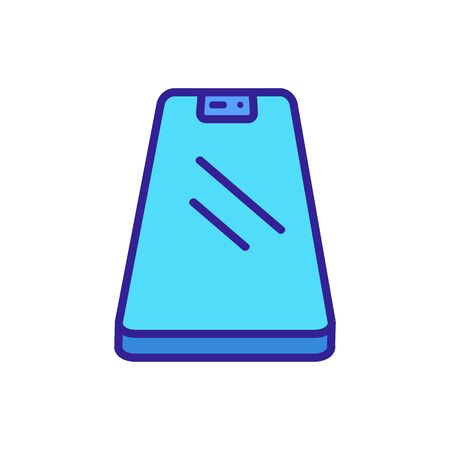 phone icon vector. phone sign. color contour symbol illustrationのイラスト素材