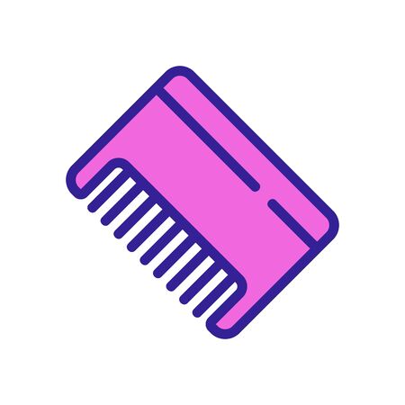 comb for animals icon vector. comb for animals sign. color symbol illustrationのイラスト素材