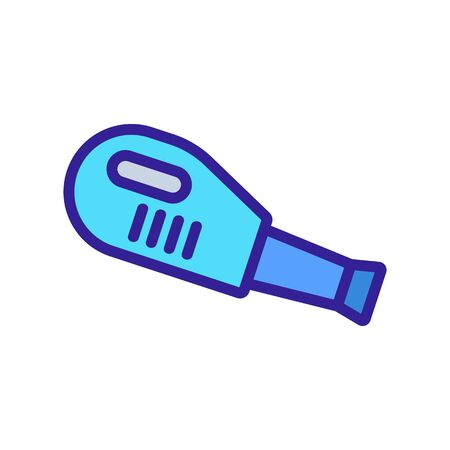 gasoline manual blower for home icon vector. gasoline manual blower for home sign. color symbol illustrationのイラスト素材