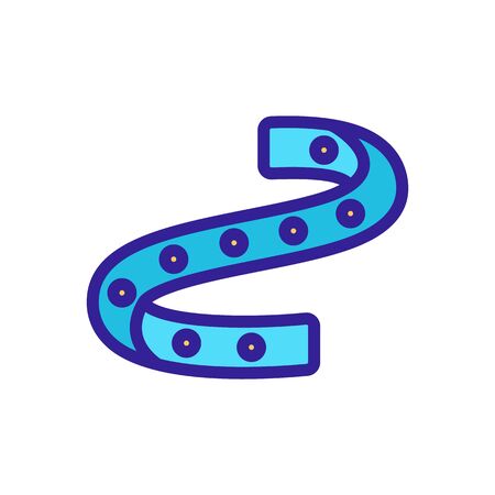 led strip icon vector. led strip sign. color symbol illustrationのイラスト素材