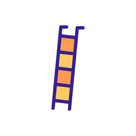 trigger ladder to pool icon vector. trigger ladder to pool sign. color symbol illustrationのイラスト素材
