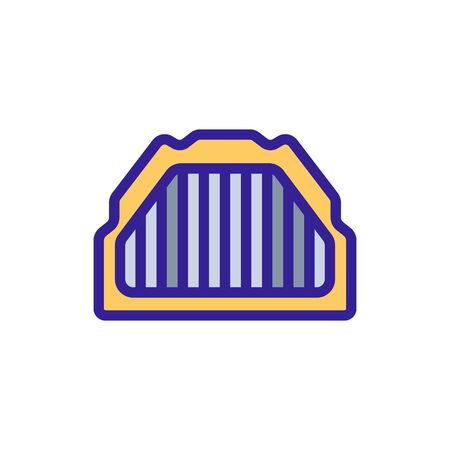 self-spraying home air purifier icon vector. self-spraying home air purifier sign. color symbol illustrationのイラスト素材