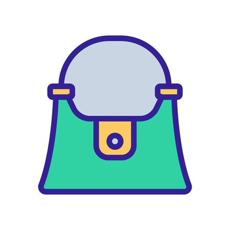 women bag with short handle sign. color symbol illustrationのイラスト素材
