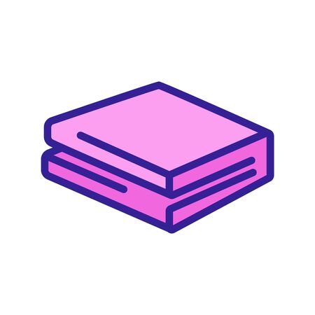 bed mattress icon vector. bed mattress sign. color symbol illustrationのイラスト素材