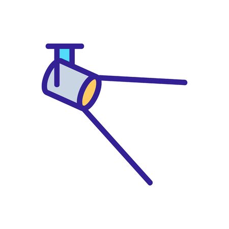 radiates light floodlight icon vector illustrationのイラスト素材