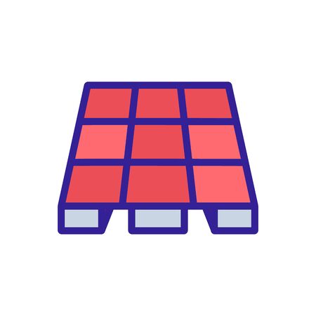 carpet track material icon vector. carpet track material sign. color symbol illustrationのイラスト素材