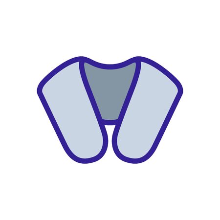 anti cellulite body massager icon vector. anti cellulite body massager sign. color symbol illustrationのイラスト素材