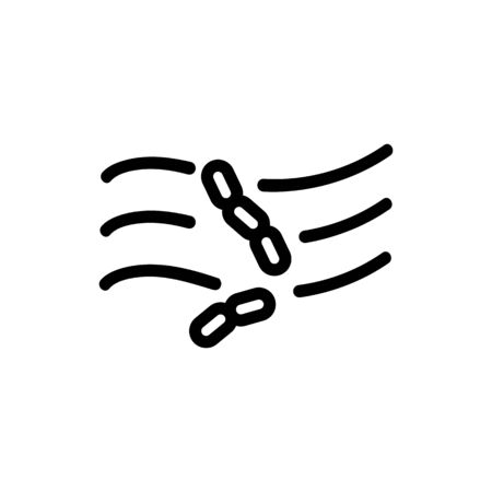 mycobacterium tuberculosis icon vector. mycobacterium tuberculosis sign. isolated contour symbol illustrationのイラスト素材