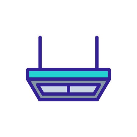 flat hoods for kitchen icon vector. flat hoods for kitchen sign. color symbol illustrationのイラスト素材