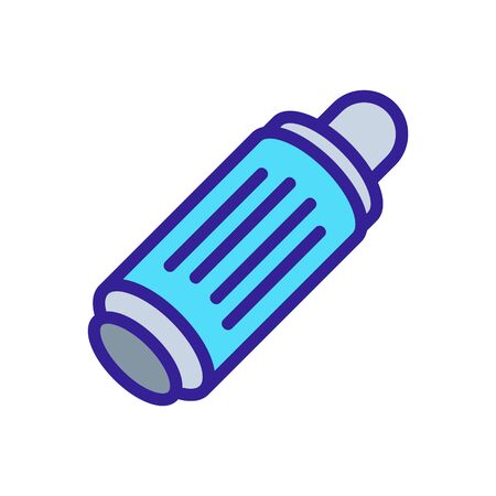 ink cartridge for photocopier icon vector. ink cartridge for photocopier sign. isolated color symbol illustrationのイラスト素材