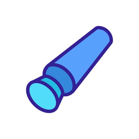contact lens installation tool icon vector. contact lens installation tool sign. isolated color symbol illustrationのイラスト素材