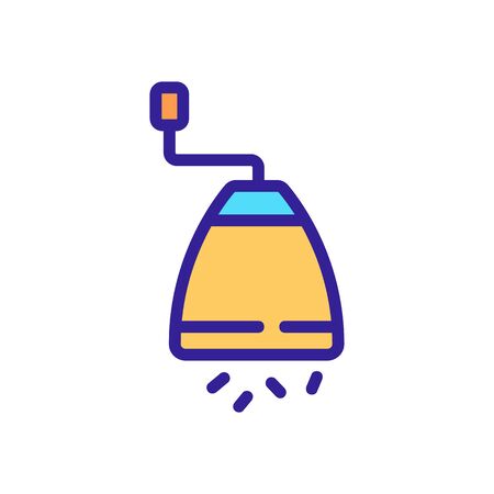 vanilla mill icon vector. vanilla mill sign. isolated color symbol illustrationのイラスト素材