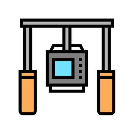 camera anti shock tool color icon vector. camera anti shock tool sign. isolated symbol illustrationのイラスト素材