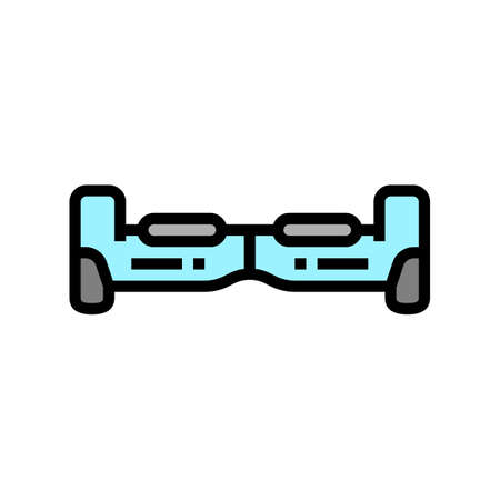 gyroscooter transport color icon vector. gyroscooter transport sign. isolated symbol illustration