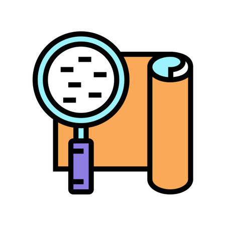 smooth wallpaper color icon vector. smooth wallpaper sign. isolated symbol illustrationのイラスト素材