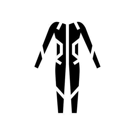 swimming suit glyph icon vector. swimming suit sign. isolated contour symbol black illustrationのイラスト素材