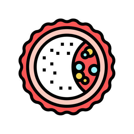 blastocyst fertilization color icon vector. blastocyst fertilization sign. isolated symbol illustrationのイラスト素材