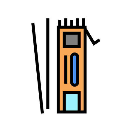 electrodes for welding color icon vector. electrodes for welding sign. isolated symbol illustrationのイラスト素材