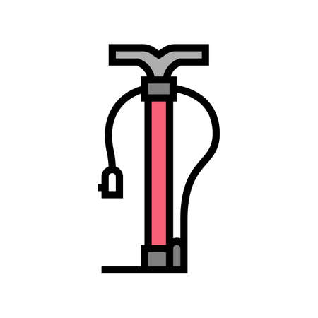 pump tool color icon vector. pump tool sign. isolated symbol illustrationのイラスト素材