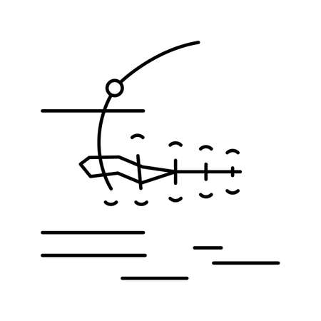 doctor surgery line icon vector illustrationのイラスト素材