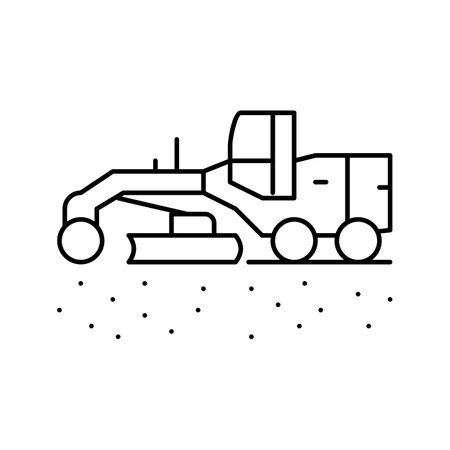 stages of pipeline construction line icon vector illustrationのイラスト素材