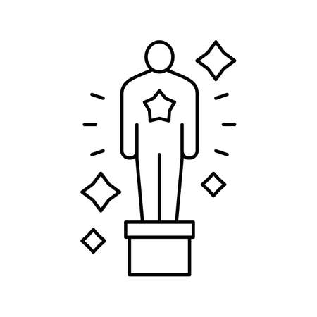 award line icon vector illustrationのイラスト素材