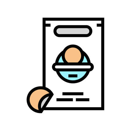 pimple patches color icon vector. pimple patches sign. isolated symbol illustrationのイラスト素材