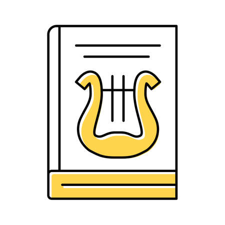 folklore genre color icon vector illustrationのイラスト素材