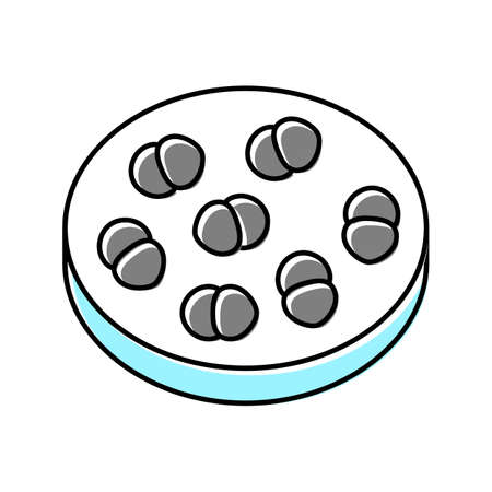 enterococcus infection color icon vector illustrationのイラスト素材