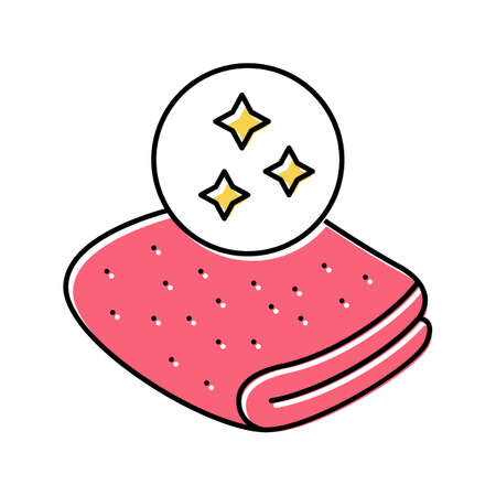 atlas fabric color icon vector illustrationのイラスト素材
