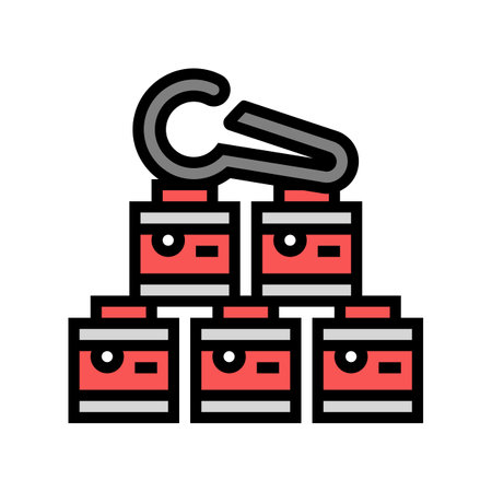 fuel cooking color icon vector. fuel cooking sign. isolated symbol illustrationのイラスト素材