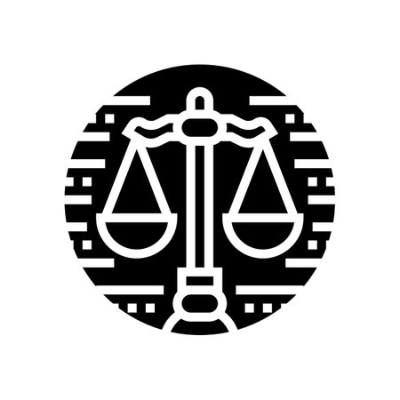 scales zodiac glyph icon vector. scales zodiac sign. isolated symbol illustrationのイラスト素材