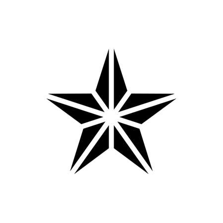 druze religion glyph icon vector. druze religion sign. isolated symbol illustrationのイラスト素材