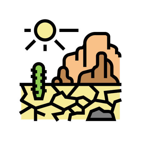 wild west color icon vector. wild west sign. isolated symbol illustrationのイラスト素材