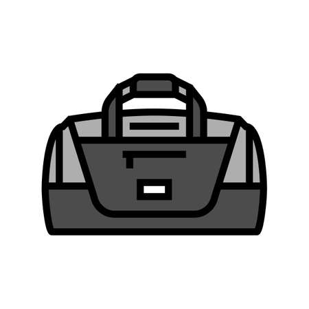 women bag handbag color icon vector. women bag handbag sign. isolated symbol illustrationのイラスト素材