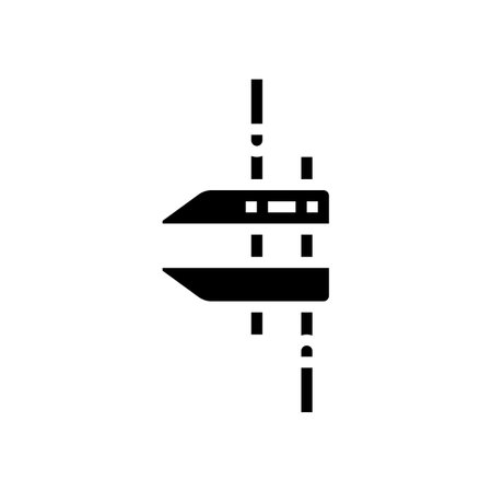 hand screw clamp glyph icon vector. hand screw clamp sign. isolated symbol illustrationのイラスト素材