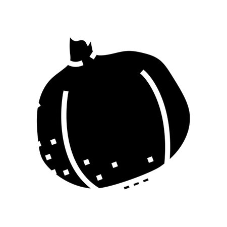 pomegranate red glyph icon vector. pomegranate red sign. isolated symbol illustrationのイラスト素材