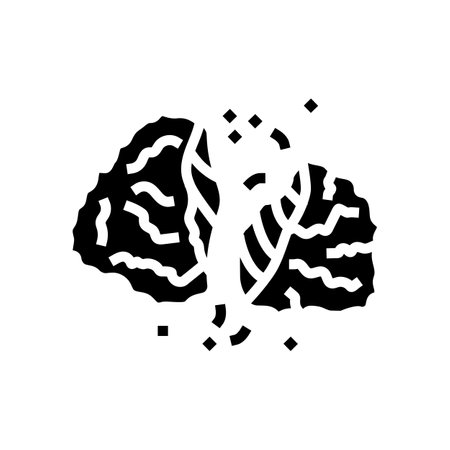 crispy chicken fried glyph icon vector. crispy chicken fried sign. isolated symbol illustrationのイラスト素材