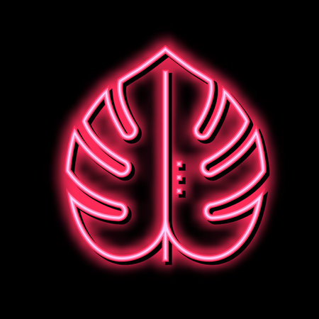 plant leaf color icon vector illustrationのイラスト素材