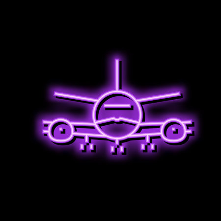 airplane transport vehicle color icon vector illustrationのイラスト素材
