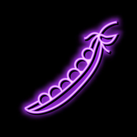 peas seed color icon vector illustrationのイラスト素材