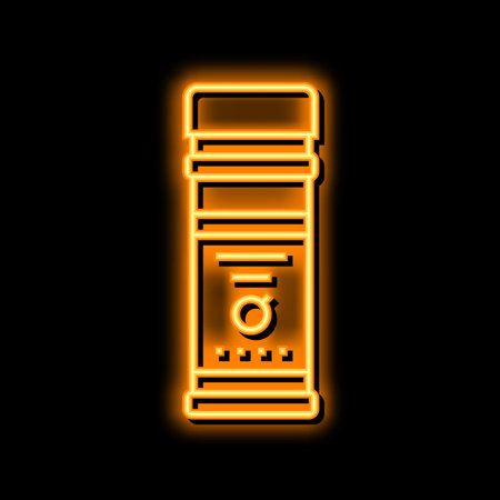 spice onion neon glow icon illustrationのイラスト素材