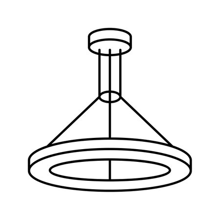 table living room line icon vector illustrationのイラスト素材