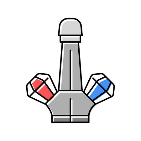 house faucet water color icon vector illustrationのイラスト素材