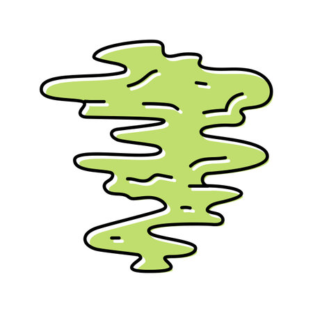 stench smell color icon vector illustrationのイラスト素材